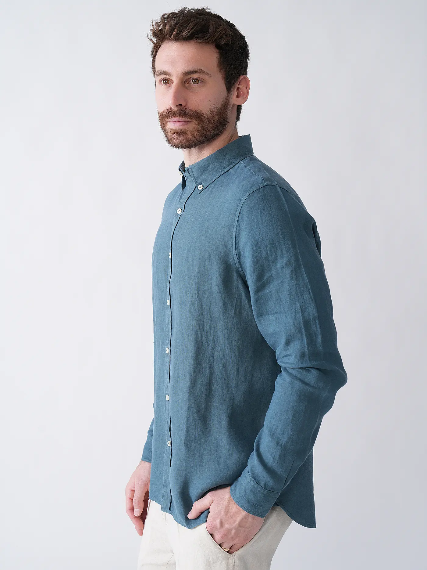 ECOALF | Leinenhemd MALIBUALF | blau